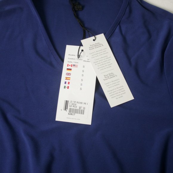 Lisette Stretch Top with Hip Detail - Picture 4 of 4